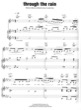 Thumbnail of First Page of Through The Rain sheet music by Mariah Carey