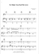 Thumbnail of First Page of To Make You Feel My Love sheet music by Bob Dylan