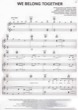 Thumbnail of First Page of We Belong Together sheet music by Mariah Carey