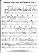 Thumbnail of First Page of When You Say Nothing At All sheet music by Ronan Keating