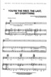 Thumbnail of First Page of You Are The First, The Last, My Everything sheet music by Barry White