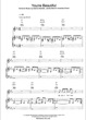 Thumbnail of First Page of You're Beautiful sheet music by James Blunt