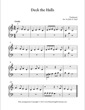Thumbnail of First Page of Deck the Halls (3) sheet music by Christmas