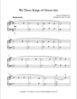 Thumbnail of First Page of We Three Kings (2) sheet music by Christmas