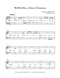 Thumbnail of First Page of We Wish You a Merry Christmas (2) sheet music by Christmas
