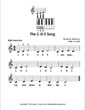 Thumbnail of First Page of The C-D-E Song (right hand only) sheet music by Kids (Lvl 1)