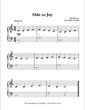 Thumbnail of First Page of Ode To Joy (Lvl 1) sheet music by Beethoven