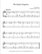 Thumbnail of First Page of We Gather Together sheet music by Kids (Lvl 1)