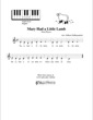 Thumbnail of First Page of Mary Had a Little Lamb (2) sheet music by Kids