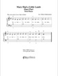 Thumbnail of First Page of Mary Had a Little Lamb (duet) sheet music by Kids