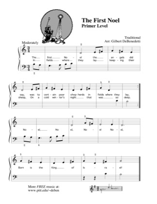 Thumbnail of first page of The First Noel (Premier lvl) piano sheet music PDF by Kids.