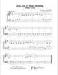 Thumbnail of First Page of Jesu, Joy of Man's Desiring sheet music by Kids