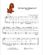 Thumbnail of First Page of Do Your Ears Hang Low? sheet music by Kids