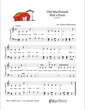 Thumbnail of First Page of Old MacDonald (Lvl 2) sheet music by Kids