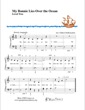 Thumbnail of First Page of My Bonnie Lies over the Ocean, short version sheet music by Kids