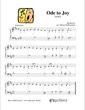 Thumbnail of First Page of Ode to Joy (Lvl 2) sheet music by Kids