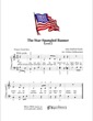 Thumbnail of First Page of The Star-Spangled Banner sheet music by Kids