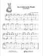 Thumbnail of First Page of In a Cabin in the Woods sheet music by Kids