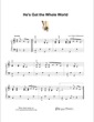 Thumbnail of First Page of He's Got the Whole World (2) sheet music by Kids