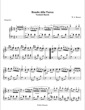 Thumbnail of First Page of Rondo alla Turca sheet music by Mozart