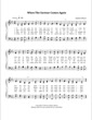 Thumbnail of First Page of When The Saviour Comes Again sheet music by Andrew Moore
