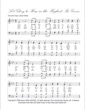 Thumbnail of First Page of Let Glory To Him In The Highest Be Given sheet music by Aaron Waite