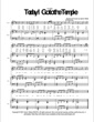 Thumbnail of First Page of Today I Go to the Temple sheet music by Aaron Waite