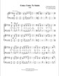 Thumbnail of First Page of Come, Come Ye Saints sheet music by Andrew Hawryluk