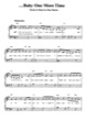 Thumbnail of First Page of Baby One more Time sheet music by Britney Spears 