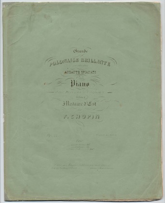 Thumbnail of first page of Andante Spianato et Grande Polonaise Brillante piano sheet music PDF by Chopin.