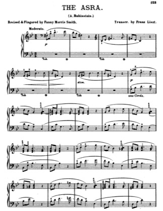 Thumbnail of first page of Rubinstein Transcriptions piano sheet music PDF by Liszt.