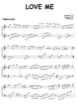 Thumbnail of First Page of Love Me sheet music by Yiruma