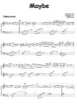 Thumbnail of First Page of Maybe sheet music by Yiruma