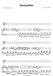 Thumbnail of First Page of Spring Rain sheet music by Yiruma