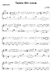Thumbnail of First Page of Tears On Love sheet music by Yiruma