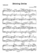 Thumbnail of First Page of Shining Smile sheet music by Yiruma