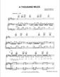 Thumbnail of First Page of A Thousand Miles  sheet music by Vanessa Carlton
