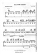 Thumbnail of First Page of All For Leyna  sheet music by Billy Joel