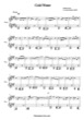 Thumbnail of First Page of Cold Water  sheet music by Justin Bieber