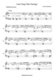 Thumbnail of First Page of Can't Stop The Feeling  sheet music by Justin Timberlake