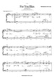 Thumbnail of First Page of For You Blue  sheet music by The Beatles
