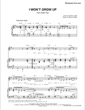 Thumbnail of First Page of I Won't Grow Up  sheet music by Peter Pan