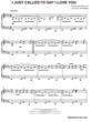 Thumbnail of First Page of I Just Called To Say I Love You  sheet music by Stevie Wonder