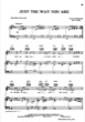 Thumbnail of First Page of Just The Way You Are  sheet music by Billy Joel