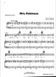Thumbnail of First Page of Mrs Robinson sheet music by Simon and Garfunkel