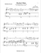 Thumbnail of First Page of Rocket Man sheet music by Elton John