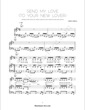 Thumbnail of First Page of Send My Love sheet music by Adele