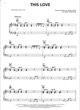 Thumbnail of First Page of This Love sheet music by Maroon 5