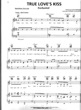 Thumbnail of First Page of True Love's Kiss sheet music by Enchanted