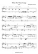 Thumbnail of First Page of When We Were Young sheet music by Adele